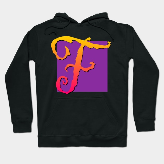 Letter F Hoodie by AlondraHanley